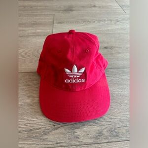 Red Adidas hat